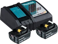Акумулятор і зарядний пристрій для електроінструменту Makita BL1850BX2 + DC18RC (197570-9)