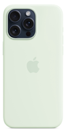 Чохол для смартфона Apple iPhone 15 Pro Max Silicone Case with MagSafe - Soft Mint (MWNQ3)