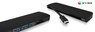 Док-станция RaidSonic Icy Box IB-DK4024-CPD USB Type-C™ DockingStation with integrated cable