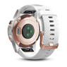 Garmin Fenix 5s Rose Goldtone Sapphire с белым ремешком