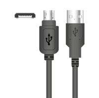 Кабель Sigma mobile X-treme Micro-USB>USB удлиненный 9мм, длина 0.85 м