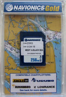 Карта «Днепр, Средиземное и Черное море (код 43XG)» NAVIONICS GOLD для Lowrance, Eagle, Humminbird