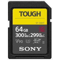 Карта пам'яті Sony 64 GB SDXC UHS-II U3 V90 TOUGH SF64TG