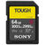 Карта пам'яті Sony 64 GB SDXC UHS-II U3 V90 TOUGH SF64TG