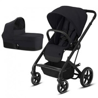 Коляска универсальная 2 в 1 Cybex Priam Lux 2020 Black/Matt Black