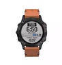 Кожаный ремешок для часов Garmin Fenix 3/5x/6x 26 Watch Bands Brown Leather