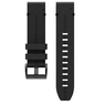 Кожаный ремешок для часов Garmin Fenix 5/6, Forerunner 935/945 22 Watch Bands Black Leather
