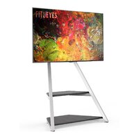 Кронштейн (подставка) для монитора, телевизора FITUEYES  Artistic Floor TV Stand Black for 43-75 Inch TVs Eiffel Series Modern TV Stand
