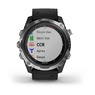 Мультиспортивные часы для дайвинга Garmin Descent Mk2 Stainless Steel with Black Band