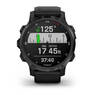 Мультиспортивные часы для дайвинга Garmin Mk2S Carbon Gray DLC with Black Silicone Band