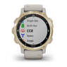 Мультиспортивные часы для дайвинга Garmin Mk2S Light Gold with Light Sand Silicone Band