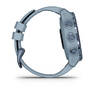 Мультиспортивные часы для дайвинга Garmin Mk2S Mineral Blue with Sea Foam Silicone Band