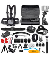 Набір аксесуарів DigiNerds 50 in 1 Action Camera Accessory Kit Compatible with GoPro Hero11/10/9/8/7/6/5, GoPro Max, GoPro Fusi