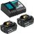 Набір акумуляторів Makita 18V with 2x BL1860B акумулятори 6.0Ah + DC18RC зарядний пристрій (199480-6) Набір акумуляторів Makita 18V with 2x BL1860B акумулятори 6.0Ah + DC18RC зарядний пристрій (199480-6)