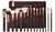 Набор кистей для макияжа ZOEVA Rose Golden Complete Set Vol.1 15 brushes
