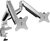 Настольный кронштейн на 2 монитора Icy Box Monitor Desk Mount (IB-MS504-T)