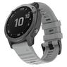 Ремешок 22мм для часов Garmin Fenix 5/6, MARQ, Quatix 5/6 и Forerunner 935/945 Bands Light Gray Silicone