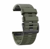 Ремешок 22мм для часов Garmin Fenix 5/6, MARQ, Quatix 5/6 и Forerunner 935/945 Bands Moss Green Silicone