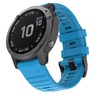 Ремешок 26мм для часов Garmin Fenix 5x/6x, Quatix 6x Bands Blue Silicone