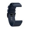 Ремешок 26мм для часов Garmin Fenix 5x/6x, Quatix 6x Bands Darkly Dark Blue Silicone