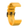 Ремешок 26мм для часов Garmin Fenix 5x/6x, Quatix 6x Bands Yellow Silicone