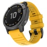 Ремешок 26мм для часов Garmin Fenix 5x/6x, Quatix 6x Bands Yellow Silicone