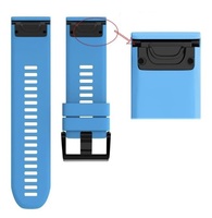 Ремешок на запястье для Garmin Fenix 5x/6x Watch Bands Blue Silicone