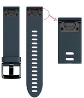 Ремешок на запястье для Garmin Fenix 5s/6s Watch Bands Granite Blue Silicone