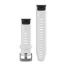 Ремешок на запястье для Garmin QuickFit™ 20 Watch Bands Carrara White Silicone