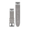 Ремешок на запястье для Garmin QuickFit™ 20 Watch Bands Gray Suede Leather