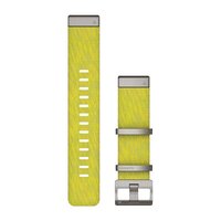 Ремешок на запястье для Garmin QuickFit™ 22 MARQ Watch Bands Jacquard-weave Nylon Strap – Yellow/Green