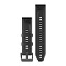 Ремешок на запястье для Garmin QuickFit™ 22 Watch Bands Black/Black Silicone