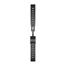 Ремешок на запястье для Garmin QuickFit™ 22 Watch Bands Vented Titanium Bracelet with Carbon Gray DLC Coating