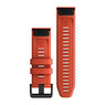 Ремешок на запястье для Garmin QuickFit™ 26 Watch Bands Flame Red Silicone