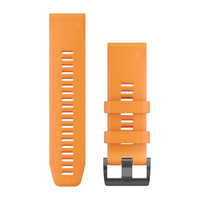 Ремешок на запястье для Garmin QuickFit™ 26 Watch Bands Solar Flare Orange Silicone