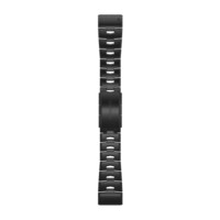 Ремешок на запястье для Garmin QuickFit™ 26 Watch Bands Vented Titanium Bracelet with Carbon Grey DLC Coating