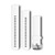 Ремешок на запястье для Garmin Vivoactive 3 Quick Release Bands White with Silver Hardware (20 mm) белый (двухразмерный)