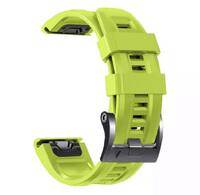 Ремешок QuickFit 22 Watch Bands Green Silicone для часов Garmin