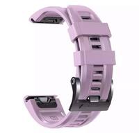 Ремешок QuickFit 26 Watch Bands Light Purple Silicone для часов Garmin