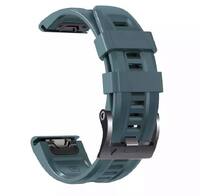 Ремешок QuickFit 26 Watch Bands Navy Blue Silicone для часов Garmin