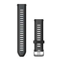 Ремінець для Garmin Forerunner 165 Quick Release Bands (20 mm) Black/Slate Gray Band