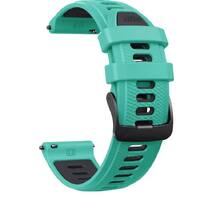 Ремінець для Garmin Forerunner 265 Quick Release Bands (22 mm) Aqua/Black with Black Hardware