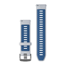 Ремінець для Garmin Quick Release Bands (22 mm) Whitestone/Tidal Blue with Silver Hardware