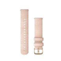 Нейлоновий ремінець до годинника Garmin Quick Release Bands (20 mm) Blush Pink Woven Nylon with Light Gold Hardware
