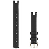 Ремінець шкіряний для Garmin Lily™ Bands (14 mm) Black Italian Leather with Cream Gold Hardware