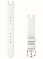 Ремінець шкіряний для Garmin Lily™ Bands (14 mm) White Italian Leather with Cream Gold Hardware (Large)