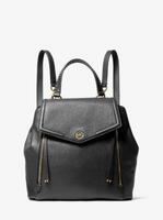 Рюкзак Michael Kors Freya Medium Pebbled Leather Backpack Black (30T2G7FB8L)