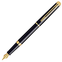 Перьевая ручка Waterman Hemisphere Black GT (Gold Trim) Fountain Pen Medium (S0920630)