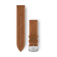 Швидкознімний ремінець з італійської шкіри до годинника Garmin Quick Release Bands (20 mm) Tan Suede with Slate Hardware