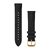Швидкознімний шкіряний ремінець до годинника Garmin Quick Release Bands (20 mm) Black Embossed Italian Leather with 24K Gold PVD Hardware